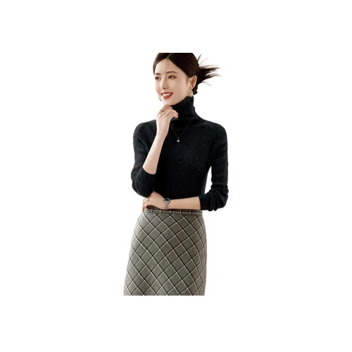 H YXIANG Кашемир Свитер Женские