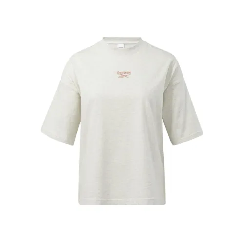 Reebok Экрю Женские Футболки