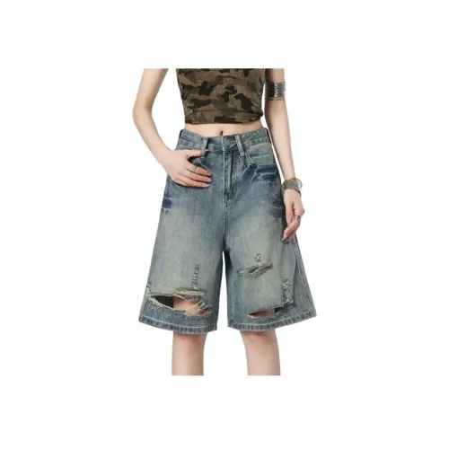 FOREVER 21 Ностальгический синий Женские джинсовые шорты