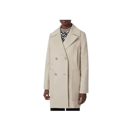 Burberry Слоновая кость Женские Бархатные Куртки