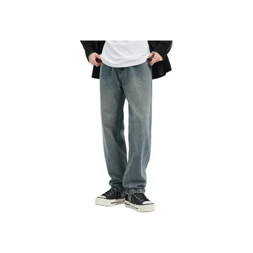 MR.MUDI Синий Унисекс Джинсы