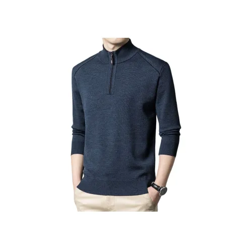 H YXIANG Кашемир Свитер Мужской