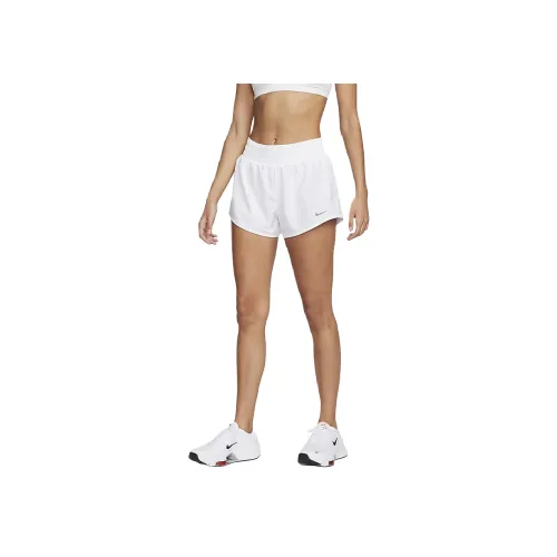 nike Dri FIT MID Шаговый шов 3' Brief Внутренние шорты Спортивные шорты Женские Белые