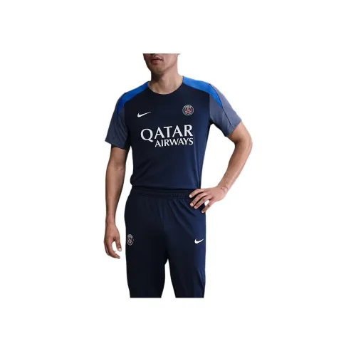 Nike Clothing Морской Синий Мужской Футбольные Джерси