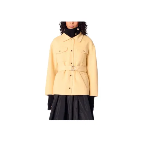 Maje Желтое Женское Пальто