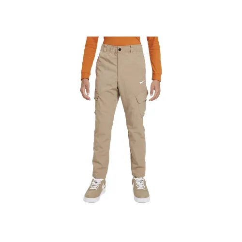 Nike Повседневные брюки На открытом воздухе Играть Хаки Детский