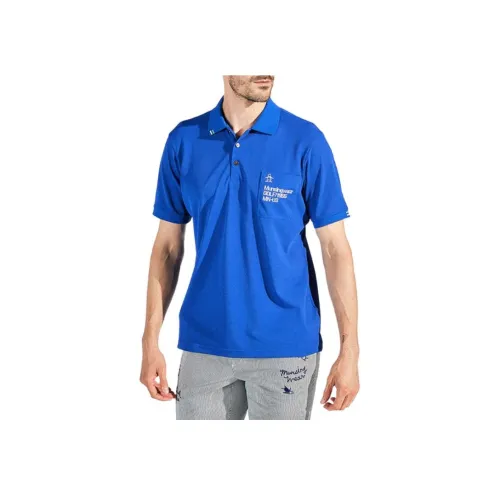 MUNSINGWEAR Мужская поло рубашка синего цвета