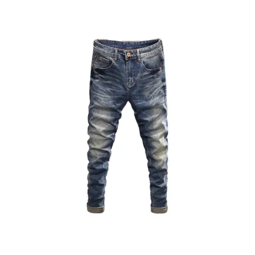 MAREA VESUVIO Винтажный синий Мужские Джинсы