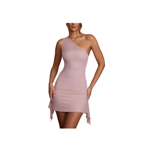 OH POLLY LILIANA Без рукавов Платье Женское Розовый Фиолетовый Светлый Фиолетовый