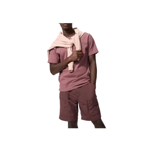 UNIQLO Бургундские унисекс шорты карго