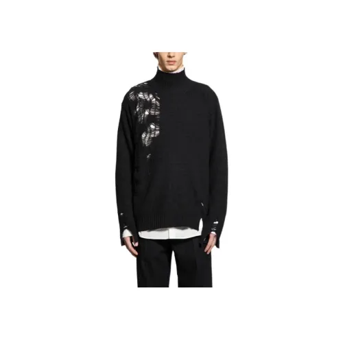 Ann Demeulemeester Черные Мужские Свитера