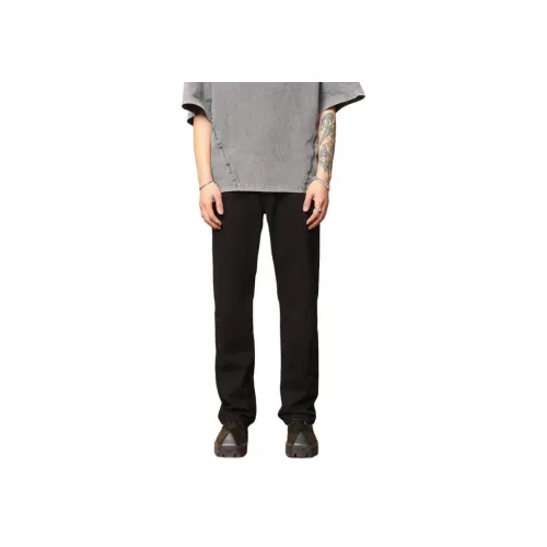 HIPHOPPUNKS Мужские черные джинсы