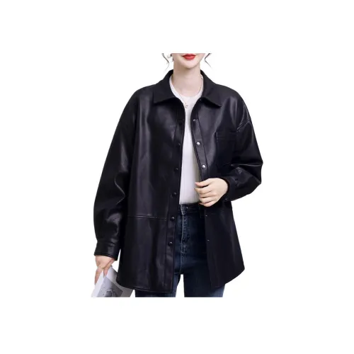 BILISISHANYANG Куртка из натуральной кожи женская