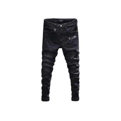 MAREA VESUVIO Выцветшие Серые Мужские Джинсы