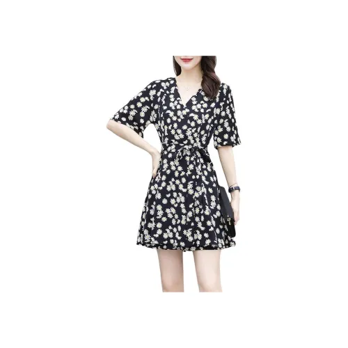 EMINU Короткий рукав Платье Женское