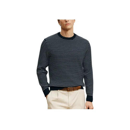 SHENGHE Темно-синий синий мужской трикотаж