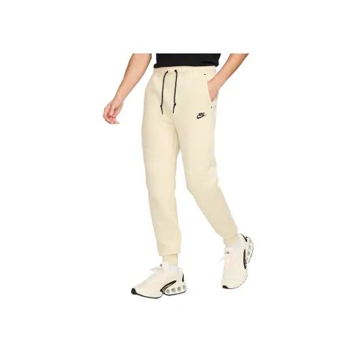 nike Tech Повседневные брюки Мужские Светлый хаки Черный