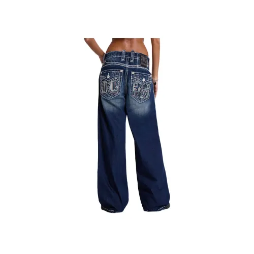 Jaded London x Rock Reviva River Colossus Джинсы Мужские Средне-синие