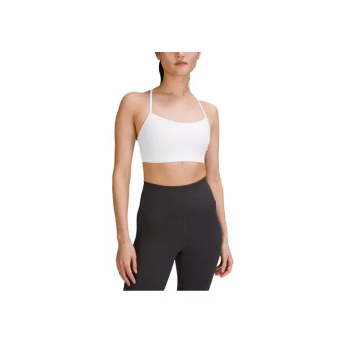 lululemon Flow Y Белый WHT Женские Бюстгальтеры