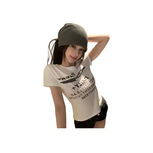 SISTER TITI Белый Женские Футболки