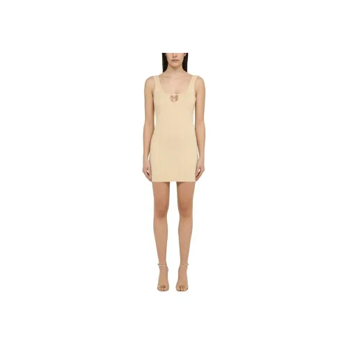 Jacquemus Сливочные Женские Платья без рукавов
