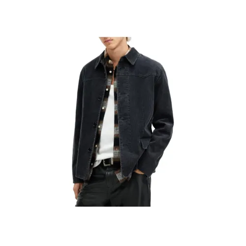 ALLSAINTS Морской Синий Мужские Куртки