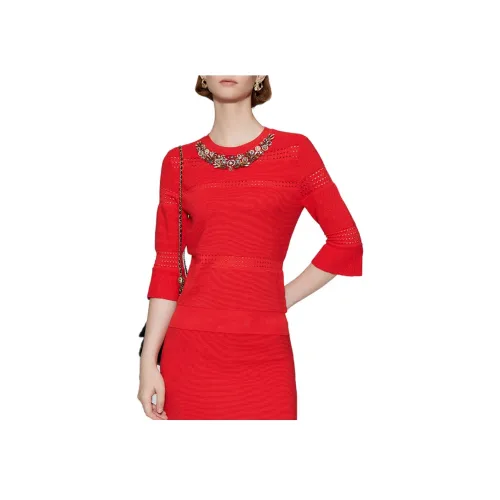 Badgley Mischka Трикотаж Женский Красный