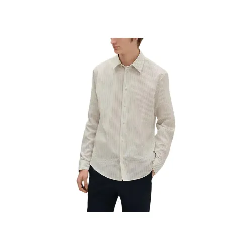 HERMES Белые Мужские Рубашки