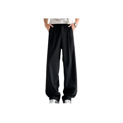 KUKESEN Черные унисекс костюмные брюки