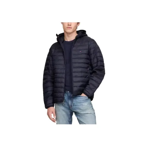 Tommy Hilfiger Темно-синий Синий Мужской Пуховик (Пуф)