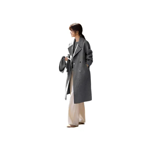 XWI Темно-серый Женский Пальто