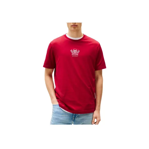 Tommy Hilfiger Китай Красный Мужская T-Рубашка