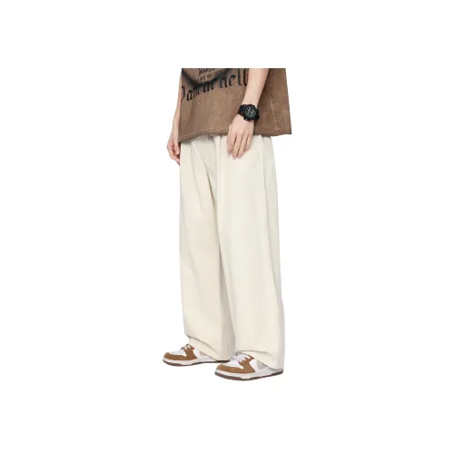 JEEP Outdoor Commute Повседневные брюки Унисекс Оригинально-белый цвет Деним