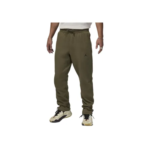 Джордан Вязаные Тренировочные Штаны Мужские Оливково-Зеленые