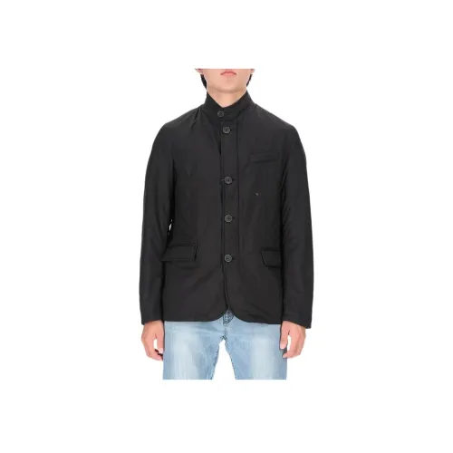 HERNO Черный мужской пуховик