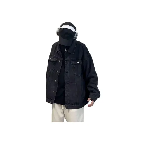 JIMI&JONS Черный Унисекс Джинсовые куртки