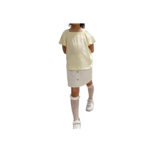 UNIQLO Крем Kids T Рубашки