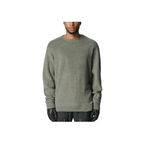 Houdini ALTO Шерсть CREW SWEATSHIRT Мужской Шалфейно-зеленый