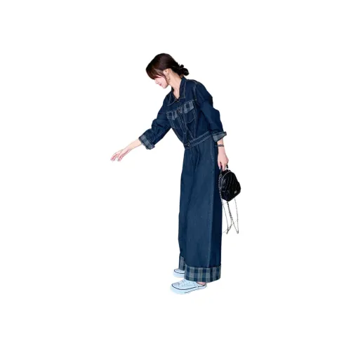 MEXICAN Темно-синий Синий Женские Повседневные Костюмы