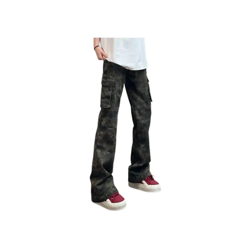 KVIV Камуфляж Мужские Джинсы