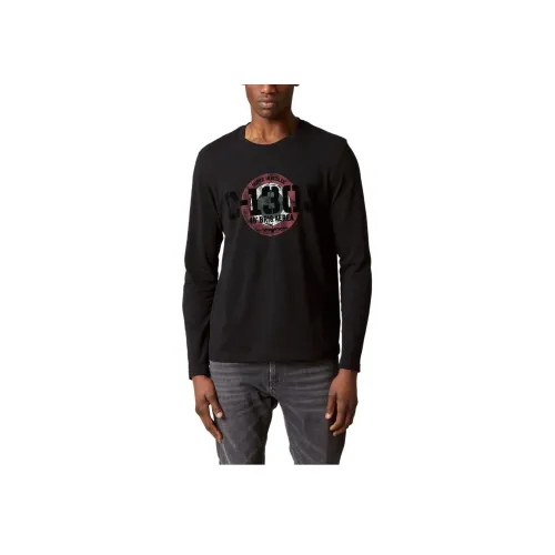 AERONAUTICA MILITARE Мужские черные рубашки T