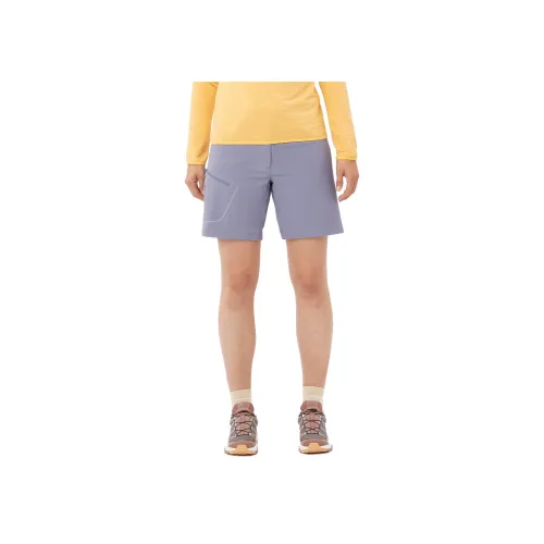 SALOMON WAYFARER Повседневные шорты Женские Синий Гранит Цвет