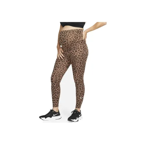 NIKE Коричневые Женские Леггинсы