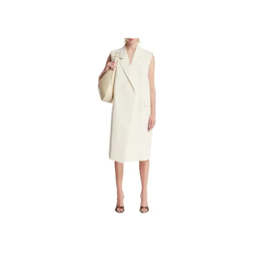 TOTEME Без рукавов Платье Женское Белое