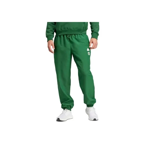 Adidas Celtic FC Зеленые Мужские Вязаные Тренировочные Штаны