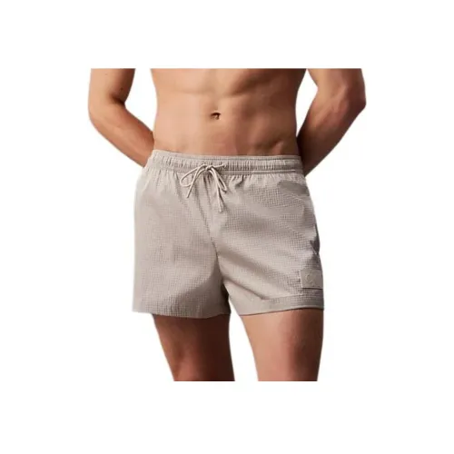 Calvin Klein Плавки Европейская версия Мужской Камень Бежевый