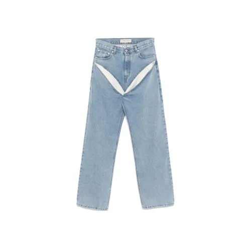 YProject FW24 Джинсы Женские Blue