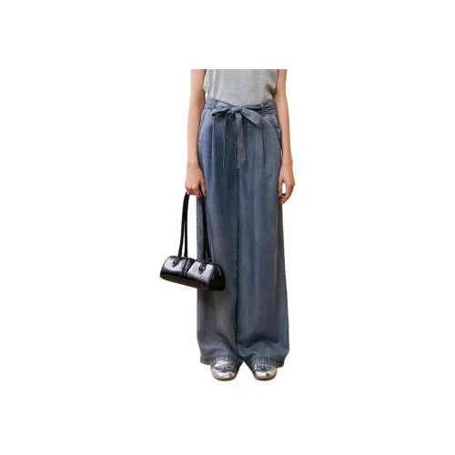 JORYAweekend Серо-голубые Женские Джинсы