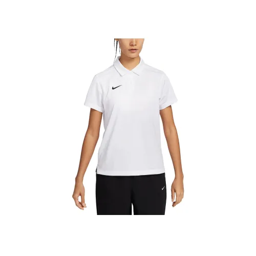 Nike Dri Fit Стандартная футболка Женская Белая