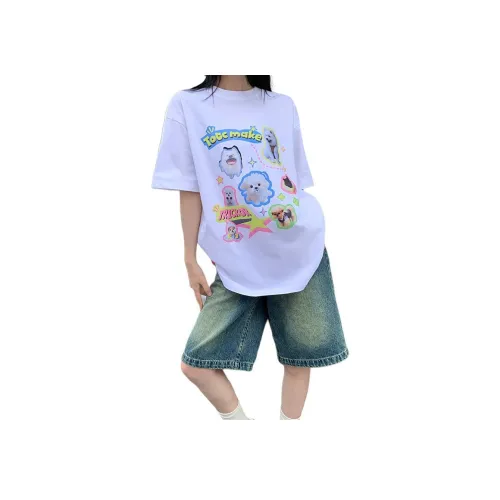 FOREVER 21 Т-рубашка с оборванным рукавом женская